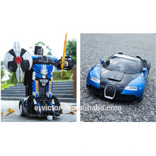 Toy robot track transform robot toy remote control car